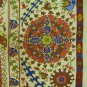 UZBEK SILK HANDMADE EMBROIDERY MEDALLION SUZANI  1164