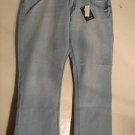 RAW BLUE MEN JEAN PANTS SIZE 42W 33L LIGHT INDIGO NWT
