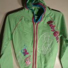 LADIES BABY GIRL JUNIOR SIZE SWEAT TOP SIZE M GREEN