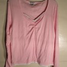 PRETTY GIRL LONG SLEEVE TOP 3X PINK