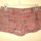 LADIES FASHION SEXY SHORTS COLOR COFFEE BEAN SIZE 9