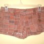 LADIES FASHION SEXY SHORTS COLOR COFFEE BEAN SIZE 9