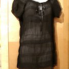 LADY FASHION BLOUSE BLACK SIZE XL