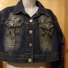 LADIES FASHION JEANS TOP SIZE XL