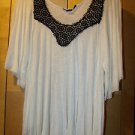LADIES PLUSSIZE TOP WHITE