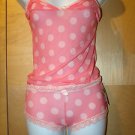 SPREE GIRL NIGHT SLEEPWEAR SER PINK WITH MATCHING PANTY SIZE M