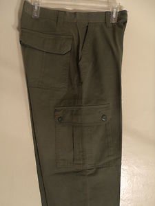 MEN CARGOLIKE PANTS GREEN SIZE 30W 30L