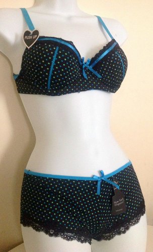 LADIES FSHION BRA SET SIZE 34B NEW