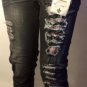 RAW BLUES LADIES SKINNY FIT PANTS SIZE 17/18 TEEN FIT