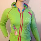 LADIES BABY GIRL JUNIOR SIZE SWEAT TOP SIZE MED GREEN