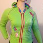 LADIES BABY GIRL JUNIOR SIZE SWEAT TOP SIZE MED GREEN