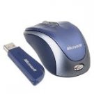 Microsoft 3000 3-Button Wireless Notebook Optical Scroll Mouse (Blue/Gray)