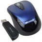 Microsoft 3000 4-Button Wireless Notebook Optical Scroll Mouse (Blue/Black)