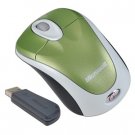 Microsoft 3000 Special Edition 3-Button Wireless Notebook Optical Scroll Mouse (Green/White/Black)
