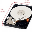 Western Digital 2.5" 320GB SATA 3.0Gb/s 5400rpm 8MB Notebook HDD