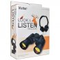 Vivitar Look & Listen 10x50mm Binoculars w/Built-in Microphone, Inline Volume Control