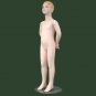 Age 4 Girl with Sculpture Head