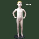 Age 4 Girl with Sculpture Head