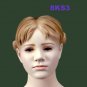 Age 8 Girl with Sculpture Head