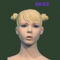 Age 6 Girl with Sculpture Head