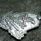 VINTAGE STERLING SILVER MAINE CHARM PENDANT