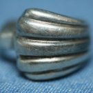 STERLING SILVER MODERNIST RING