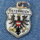 VINTAGE OSTERREICH AUSTRIA 800 SILVER ENAMEL CHARM
