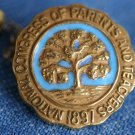 Antique 1897 PIN Congress of Parents and Teachers CA