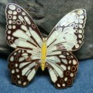 VINTAGE ENAMEL BUTTERFLY PIN