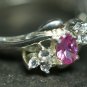 STERLING SILVER CZ CUBIC ZERCONIA STONE RING