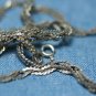 STERLING SILVER BRAIDED LINK CHAIN NECKLACE