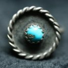 MEXICO STERLING SILVER TURQUOISE GEMSTONE RING
