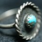 MEXICO STERLING SILVER TURQUOISE GEMSTONE RING
