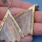 FINE JEWELRY STERLING SILVER DANGLE SHELL EARRINGS