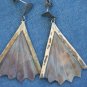 FINE JEWELRY STERLING SILVER DANGLE SHELL EARRINGS