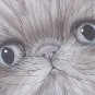 ORIGINAL ART PERSIAN CAT KITTY CAT ARTWORK KIMBEARLYS
