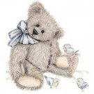 ORIGINAL TEDDY BEAR BIRD ARTIST MOUSE PAD KIMBEARLYS