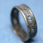 VINTAGE STERLING SILVER OPEN WORK BAND RING