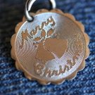 VINTAGE STERLING SILVER "MERRY CHRISTMAS" XMAS CHARM