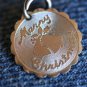 VINTAGE STERLING SILVER "MERRY CHRISTMAS" XMAS CHARM
