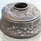 ANTIQUE SILVER EMBOSSED HAIR RECEIVER VAN BERGH #201