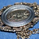 FASHION JEWELRY ROSE FLOWER PENDANT CHAIN NECKLACE