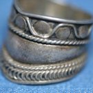 FASHION JEWELRY BALI STERLING SILVER BAND RING WIDE