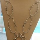 COSTUME JEWELRY LARGE LINK CHUNKY NECKLACE 36"