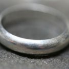 STERLING SILVER WEDDING BAND RING SIZE 5