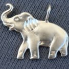 STERLING SILVER ELEPHANT CHARM PENDANT