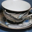 JAPAN MORIAGE DRAGON  GOLD TRIM CUP & SAUCER