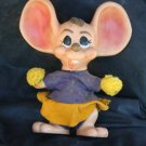 VINTAGE 1970 ROY DES CHEERLEADER MOUSE CHARACTER BANK