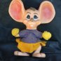 VINTAGE 1970 ROY DES CHEERLEADER MOUSE CHARACTER BANK