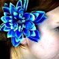 Blue Flower hair Clip